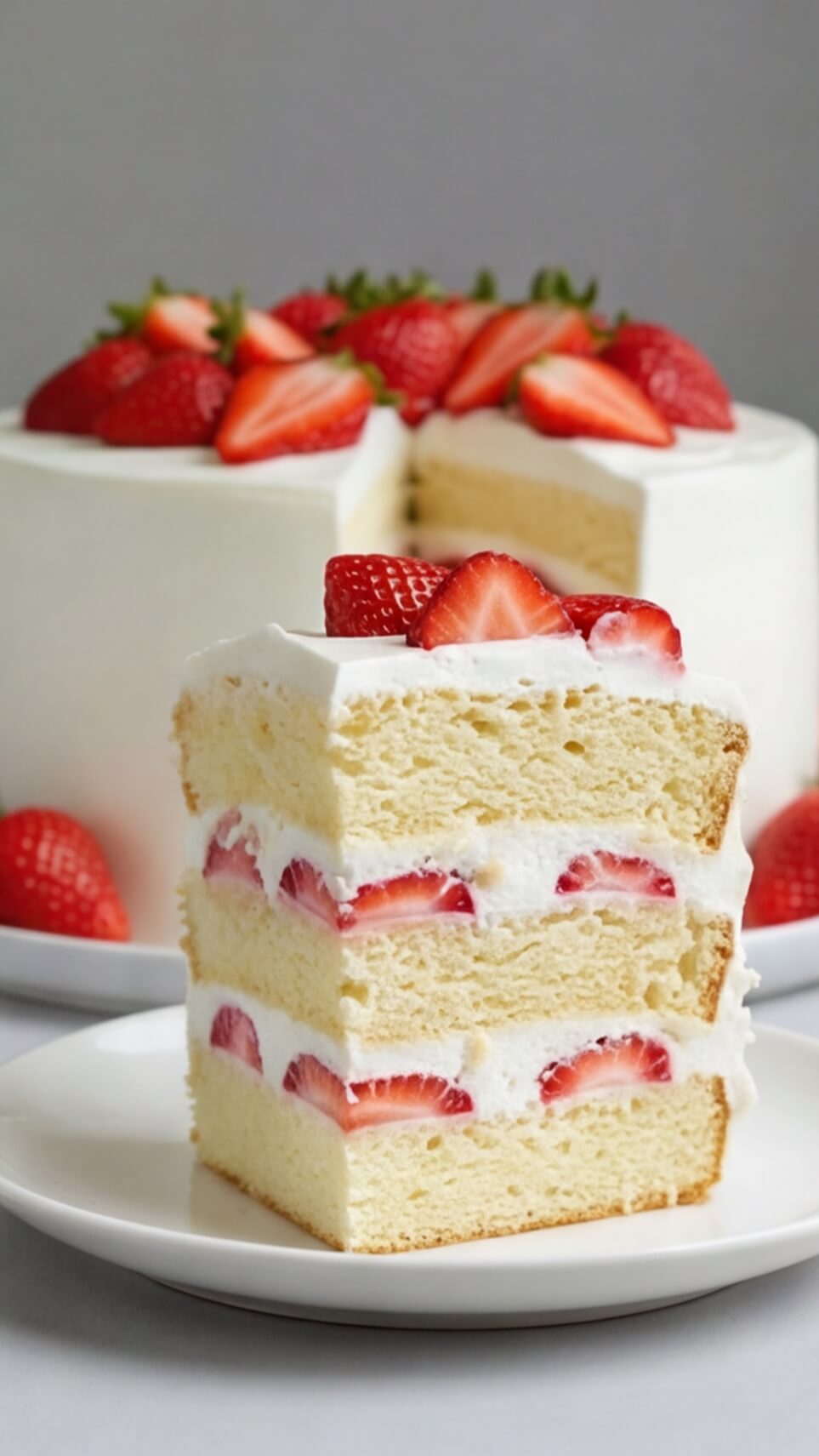 Best Strawberry Shortcake Cake – Light, Fluffy & Beautiful
