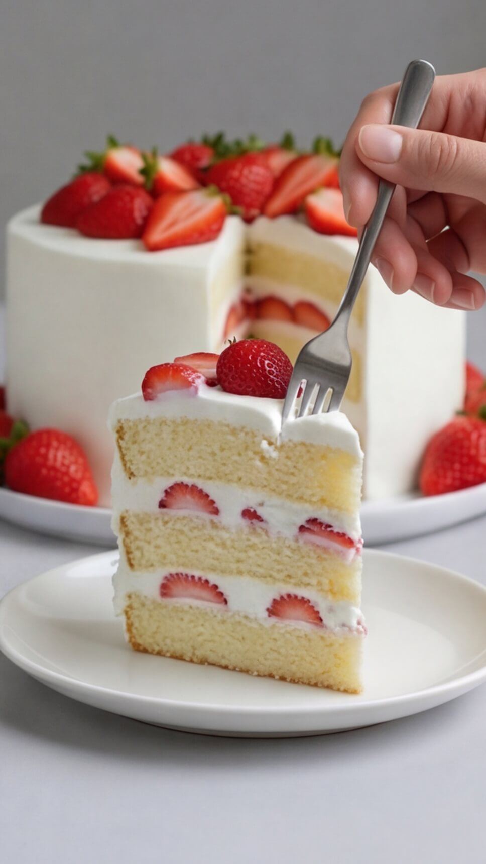 Best Strawberry Shortcake Cake – Light, Fluffy & Beautiful