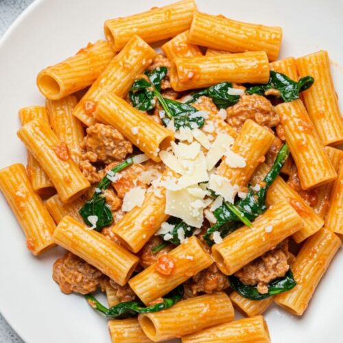 Tomato Spinach Pasta – Healthy, Simple, Delicious