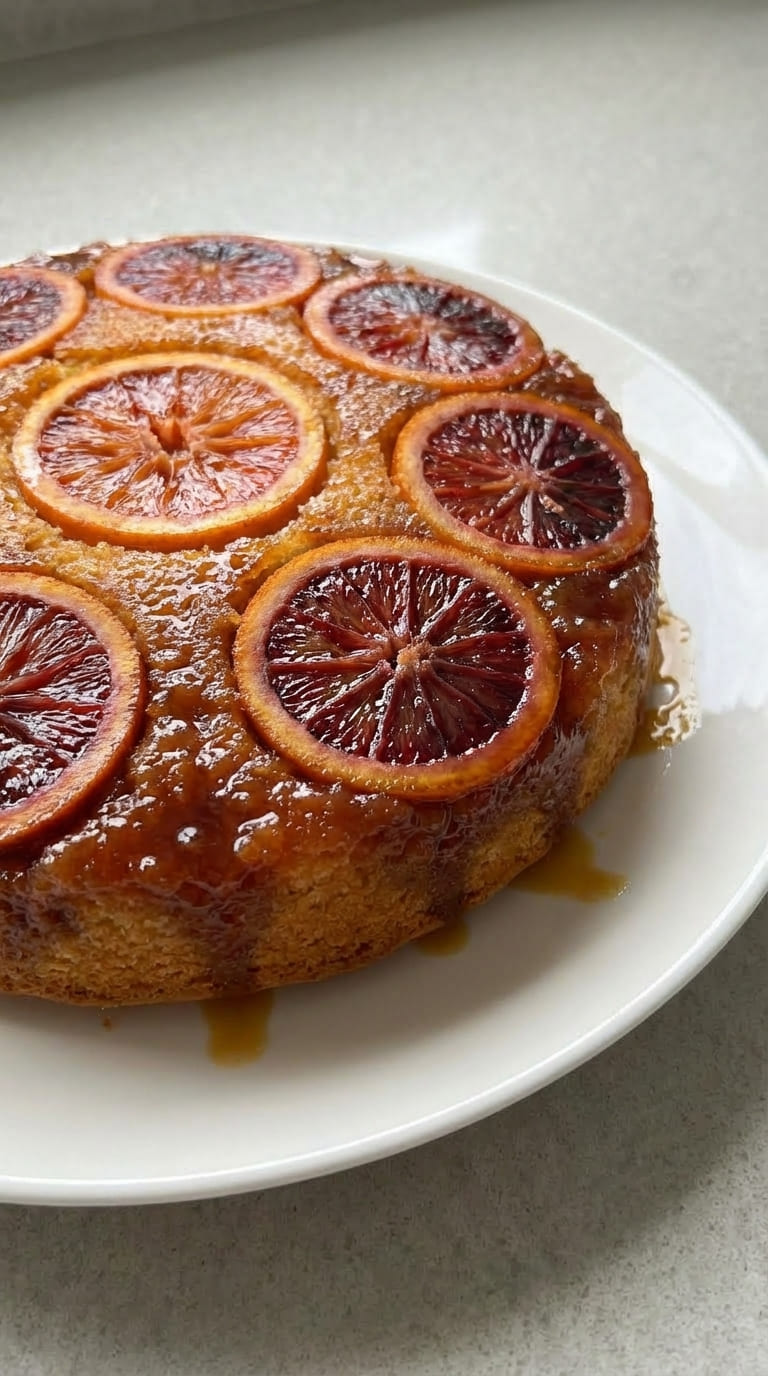 Easy Blood Orange Upside-Down Cake (So Beautiful!)