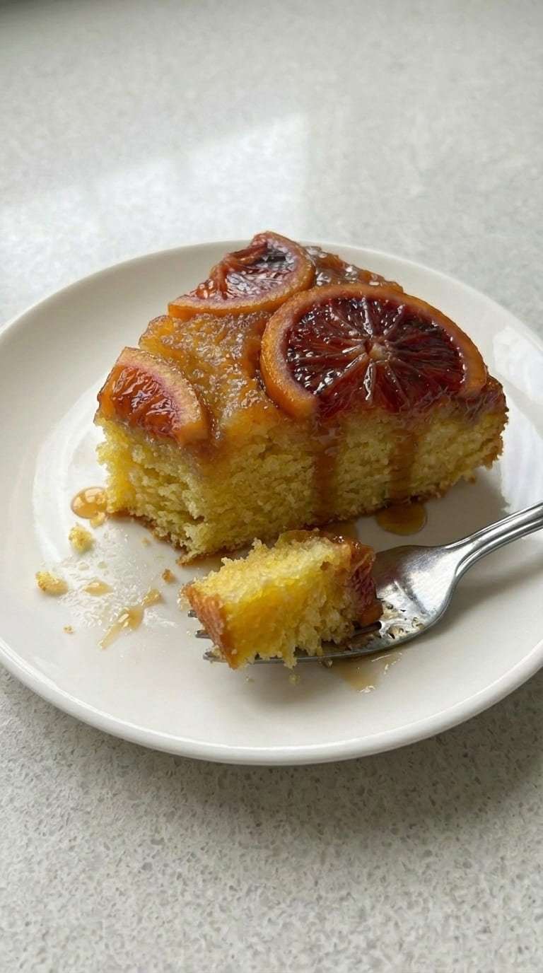 Easy Blood Orange Upside-Down Cake (So Beautiful!)