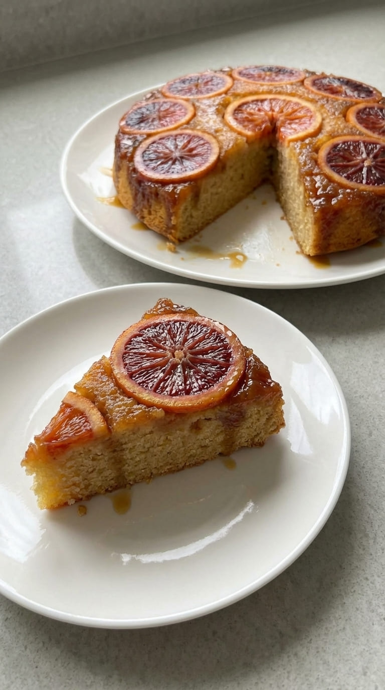Easy Blood Orange Upside-Down Cake (So Beautiful!)