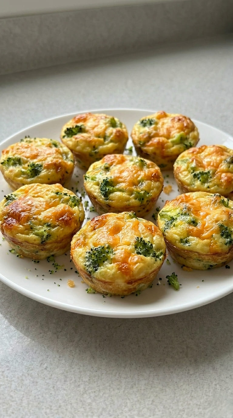 Broccoli and Cheese Egg Muffins – Quick, Healthy & Delicious