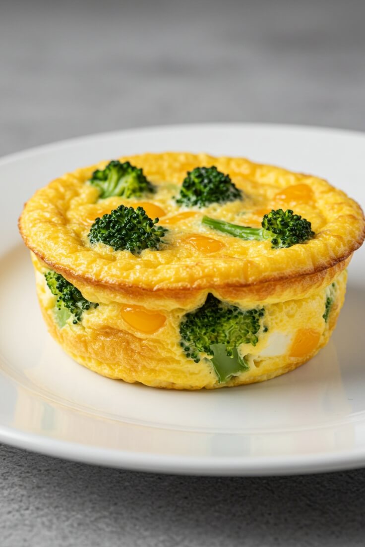 Broccoli and Cheese Egg Muffins are the ultimate meal-prep breakfast! Packed with protein, cheesy flavor, and veggies to fuel your day the healthy way