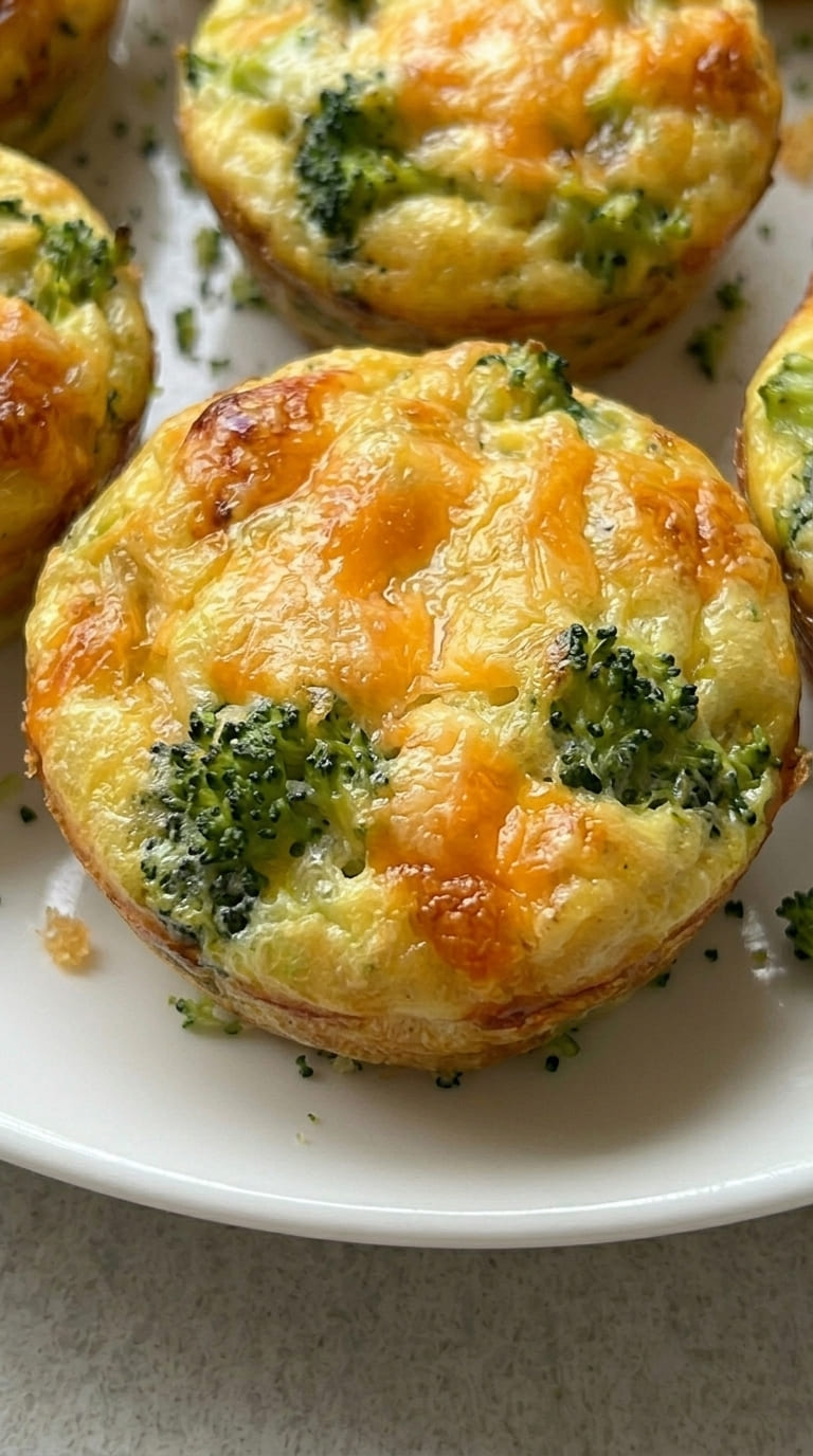 Broccoli and Cheese Egg Muffins – Quick, Healthy & Delicious