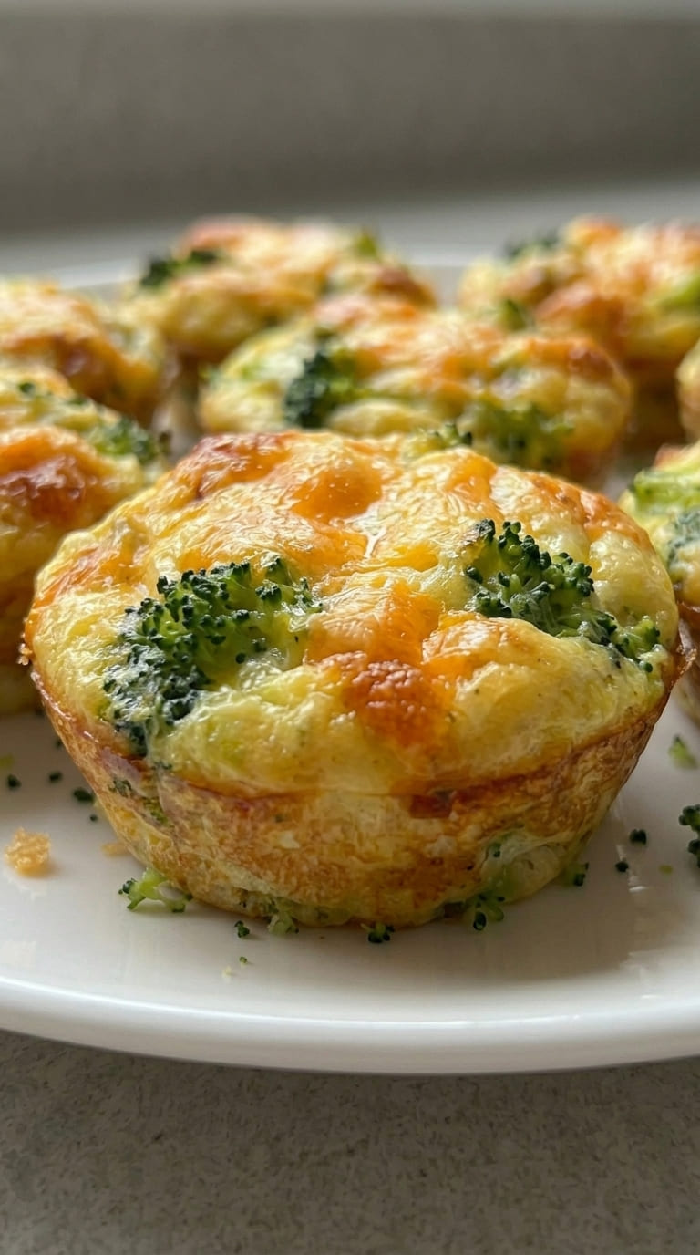 Broccoli and Cheese Egg Muffins – Quick, Healthy & Delicious
