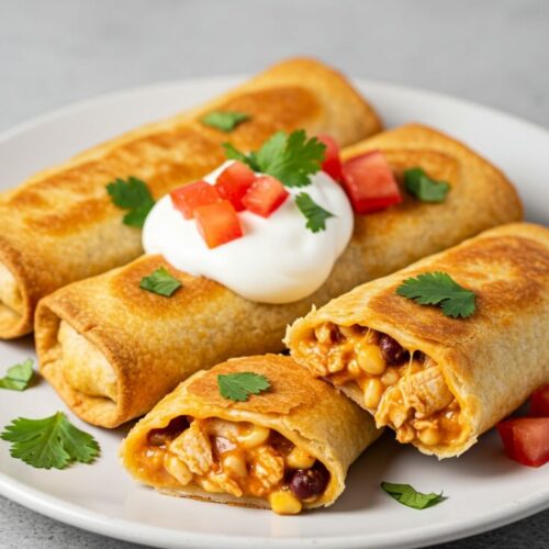 Crispy on the outside, cheesy and flavorful on the inside—these Chicken Chimichangas are the ultimate comfort food!