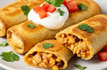 Crispy on the outside, cheesy and flavorful on the inside—these Chicken Chimichangas are the ultimate comfort food!