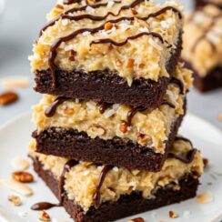 Fudgy German Chocolate Brownies Recipe