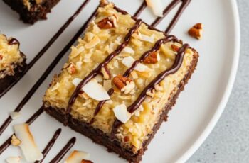 Fudgy German Chocolate Brownies Recipe
