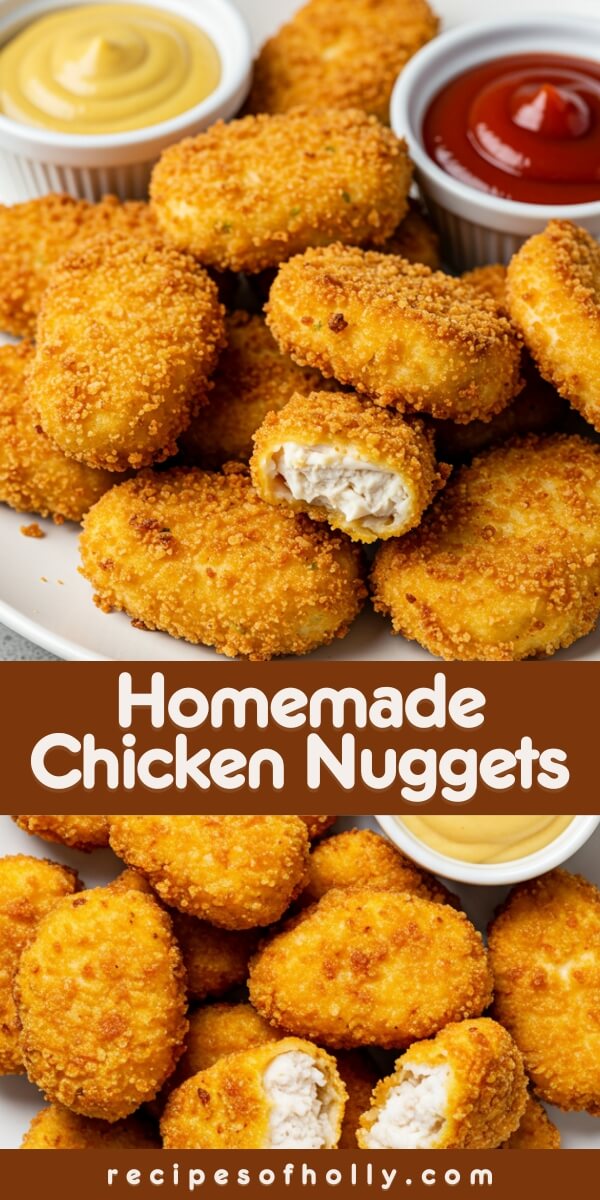 Homemade Chicken Nuggets are crispy, juicy, and packed with flavor thanks to a seasoned panko crust—perfect for dipping, snacking, or mealtime favorites.