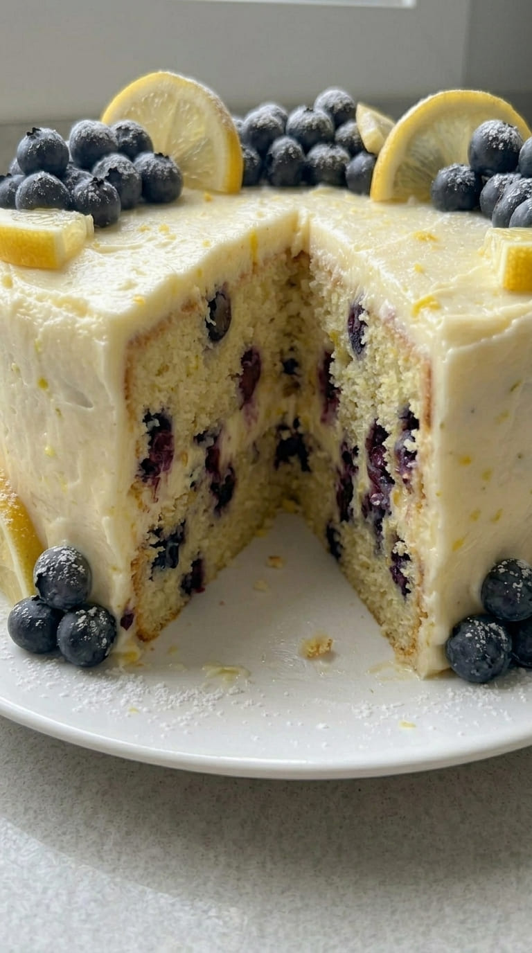 The Only Lemon Blueberry Cake You’ll Ever Need