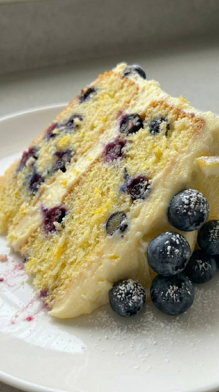 The Only Lemon Blueberry Cake You’ll Ever Need