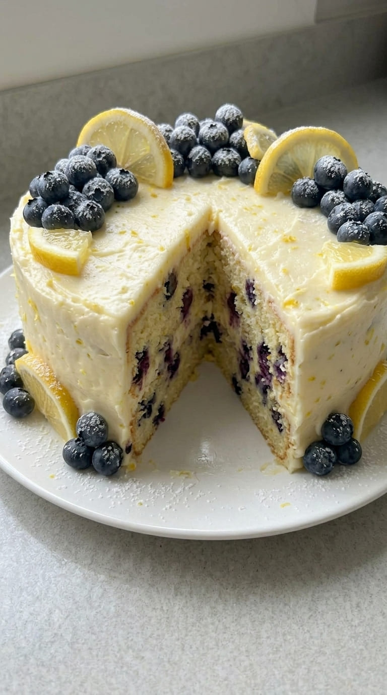 The Only Lemon Blueberry Cake You’ll Ever Need