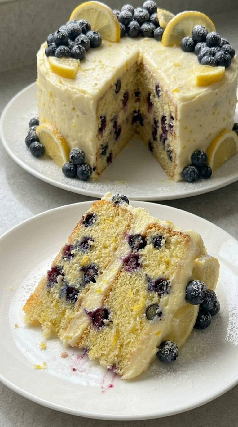 The Only Lemon Blueberry Cake You’ll Ever Need