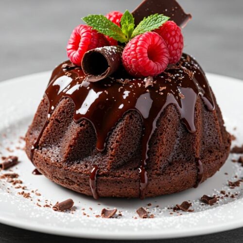 These Mini Chocolate Bundt Cakes are a chocolate lover’s dream!