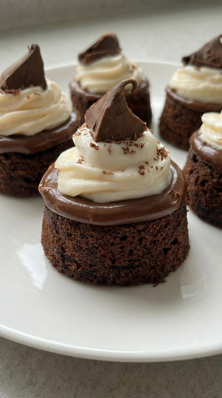 Easy Mini Chocolate Cheesecakes, Perfect Party Dessert