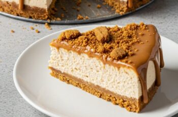 This dreamy no-bake Biscoff acheesecake is rich, creamy, and layered with cookie butter magic—easy to make, hard to resist! 🍰✨🧡