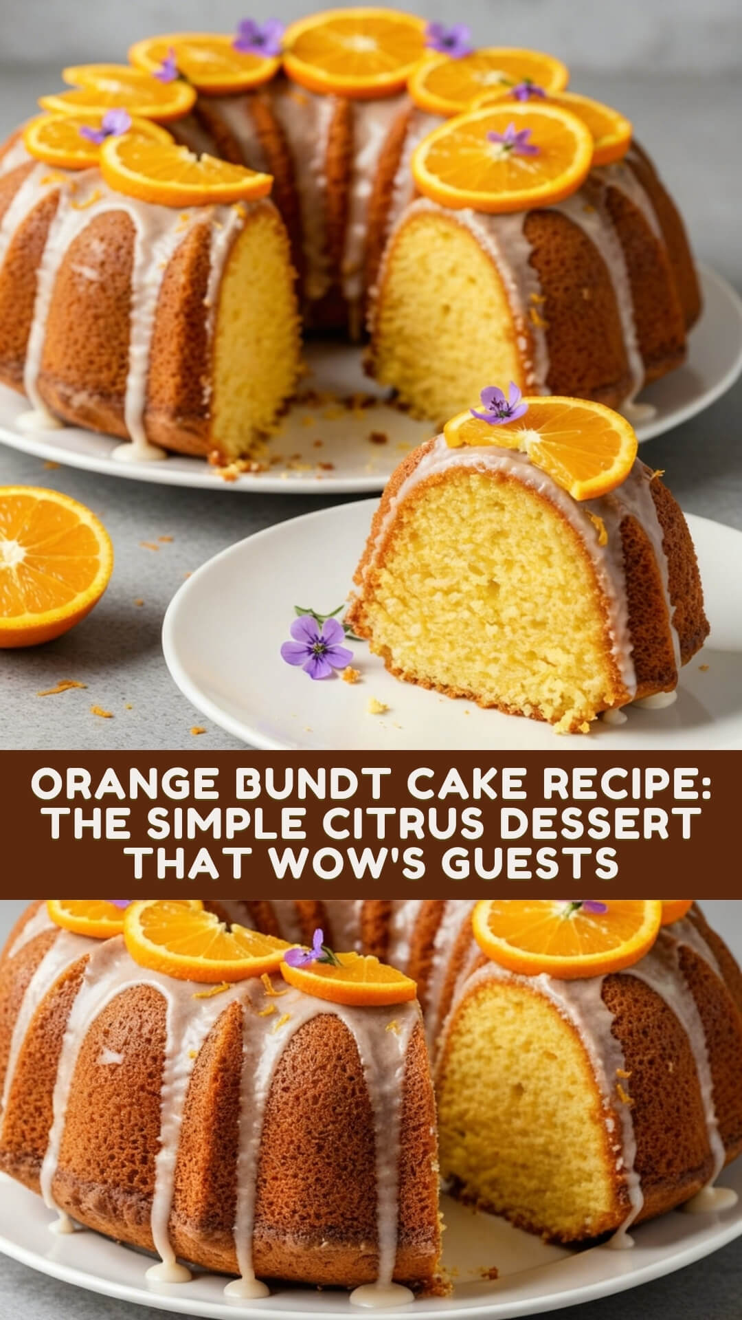 Orange Bundt Cake Recipe The Simple Citrus Dessert That Wow's Guests