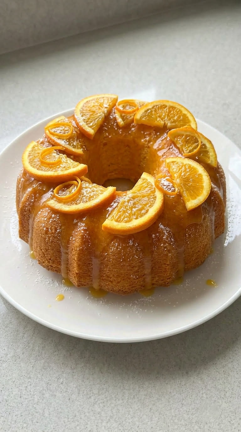 Orange Bundt Cake Recipe, Moist and Easy with Fresh Citrus Flavor