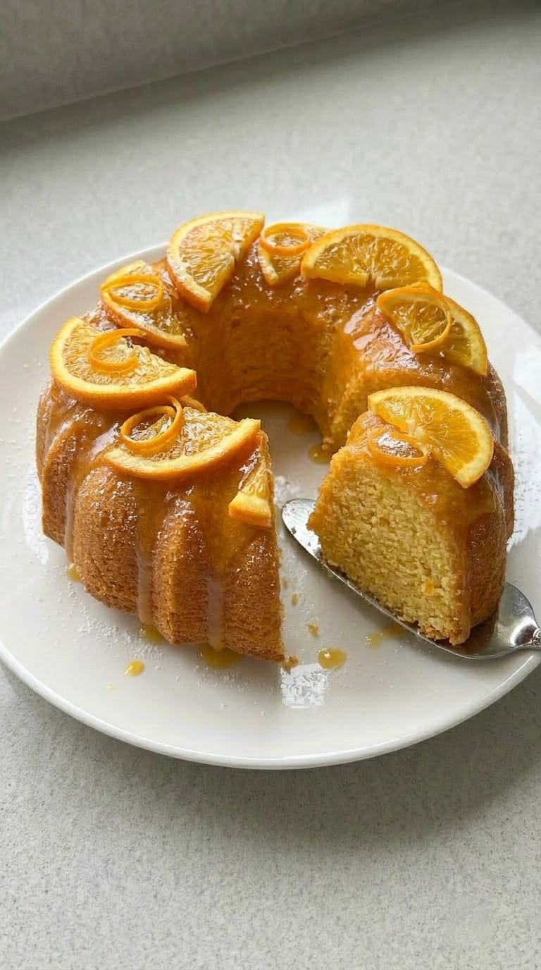Orange Bundt Cake Recipe, Moist and Easy with Fresh Citrus Flavor