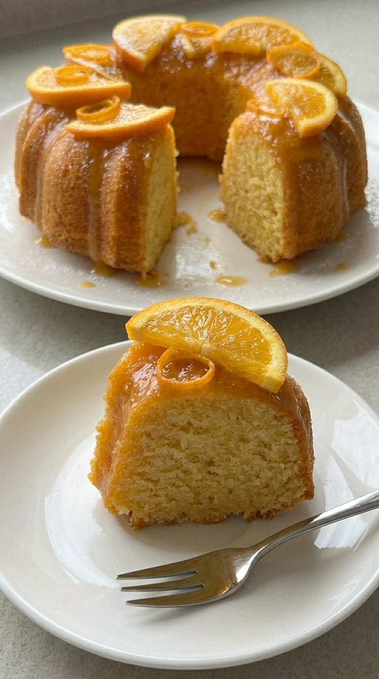Orange Bundt Cake Recipe, Moist and Easy with Fresh Citrus Flavor