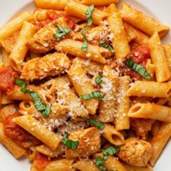 Spicy Tuscan Chicken Pasta is bold, creamy, and packed with heat, sun-dried tomatoes, and Italian flair in every bite. Weeknight comfort food with a kick!