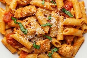 Spicy Tuscan Chicken Pasta is bold, creamy, and packed with heat, sun-dried tomatoes, and Italian flair in every bite. Weeknight comfort food with a kick!
