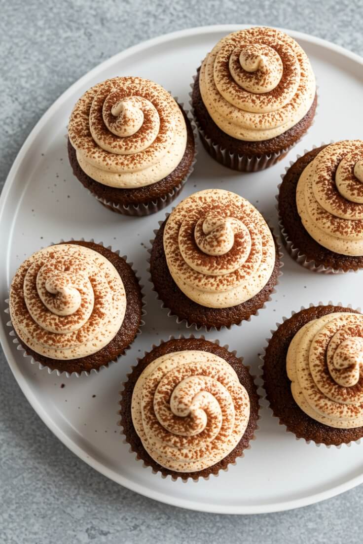 Tiramisu Cupcakes combine rich espresso-soaked flavor with fluffy mascarpone frosting and a dusting of cocoa—your favorite Italian dessert in cupcake form!