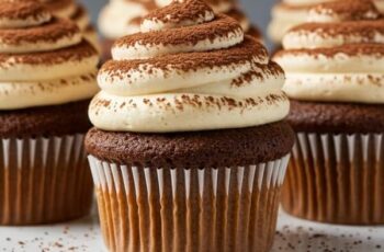 Tiramisu Cupcakes combine rich espresso-soaked flavor with fluffy mascarpone frosting and a dusting of cocoa—your favorite Italian dessert in cupcake form!