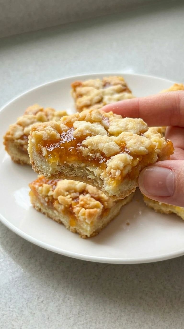 The Only Apricot Shortbread Bars Recipe You Will Ever Need
