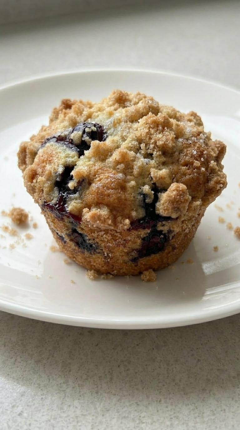 Easy Blueberry Cream Cheese Muffins (Bakery-Style!)