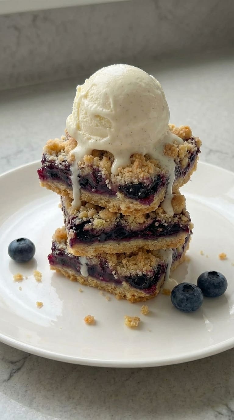 Best Blueberry Crumble Bars – Soft, Juicy & Delicious