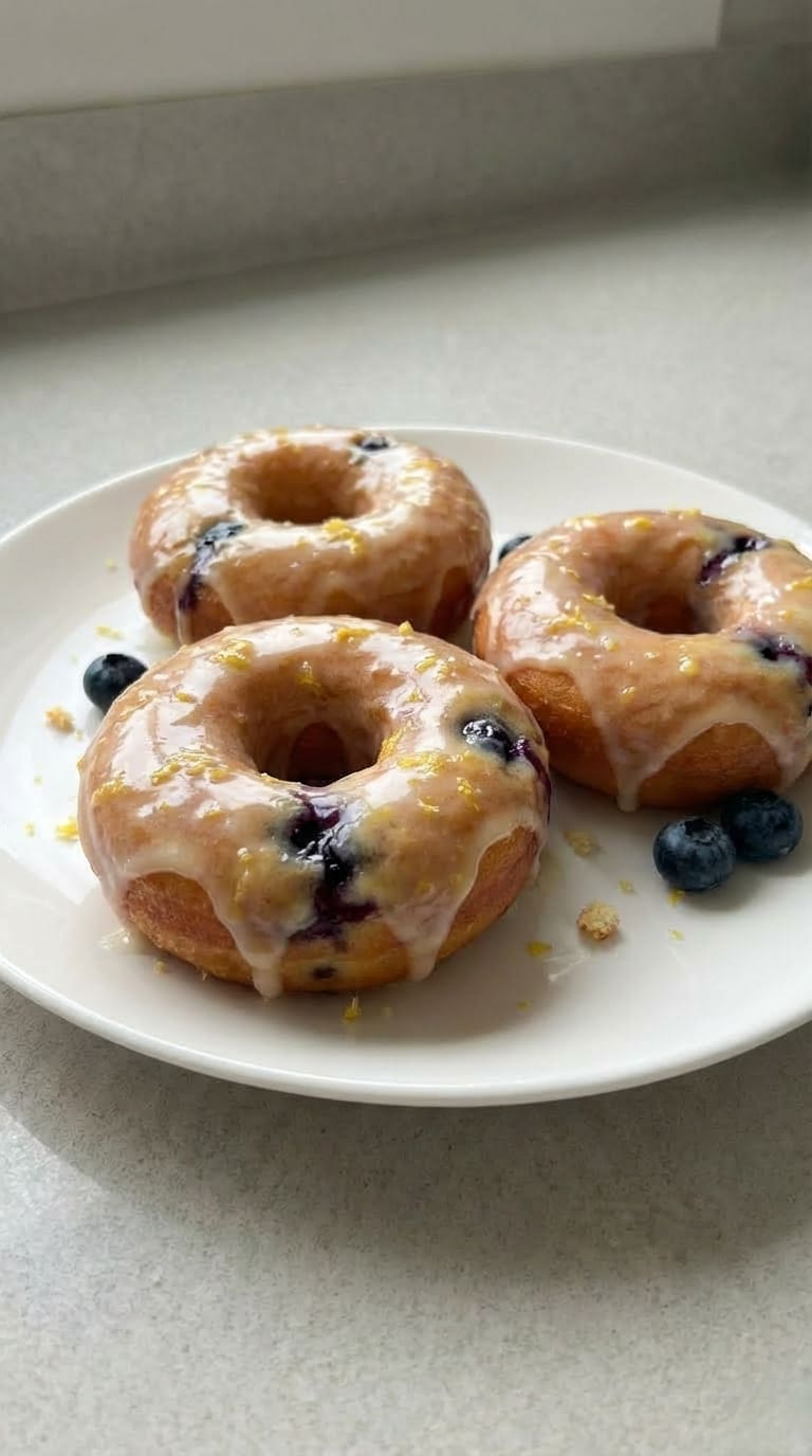 Easy Blueberry Donuts – Soft, Fluffy & Ready in 30 Minutes