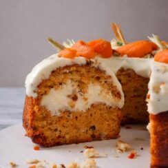 Carrot Cheesecake Bundt Cake