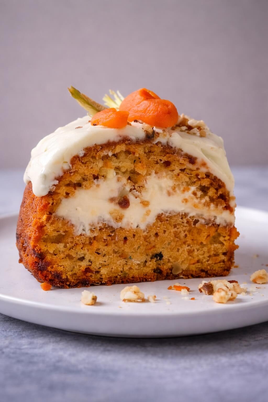 Carrot Cheesecake Bundt Cake