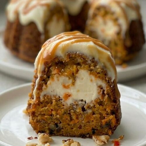 Carrot Cheesecake Bundt Cake – Swirled, Spiced & Perfect