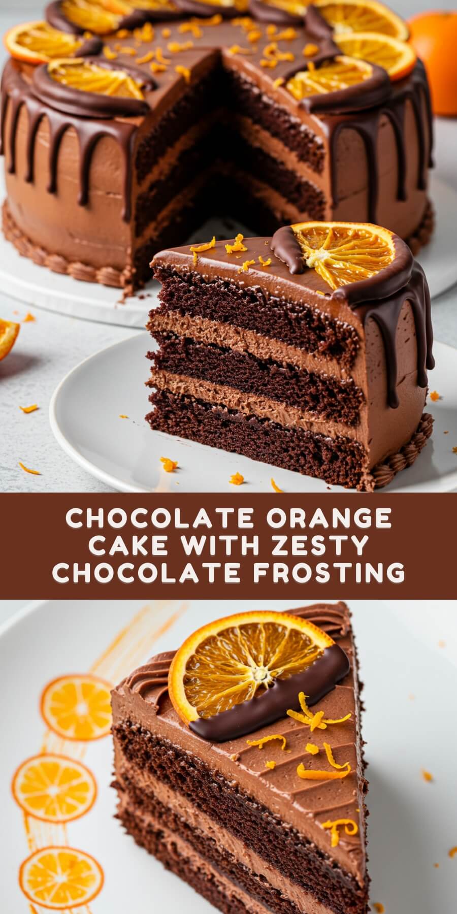 Zesty orange and rich chocolate swirl together in this ultra-moist cake topped with citrus-kissed chocolate frosting—bold, bright, and irresistible