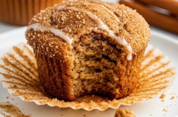 Easy Apple Cider Donut Muffins with Cinnamon Sugar