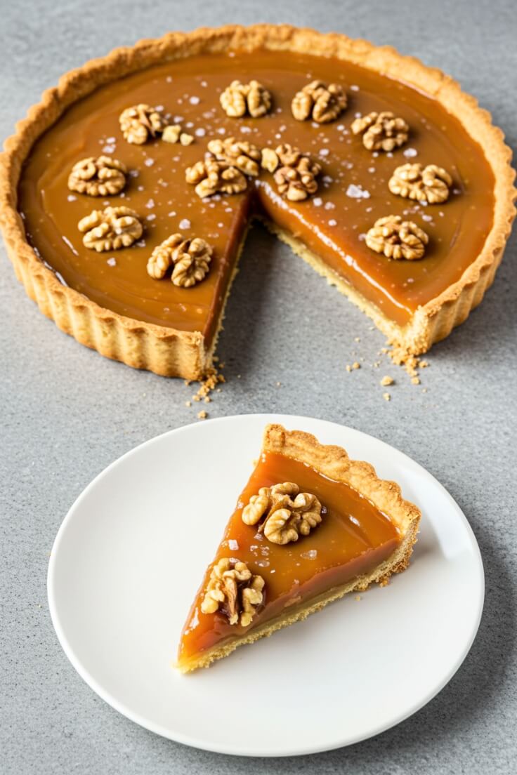Easy Salted Caramel Tart Ready in 1 Hour
