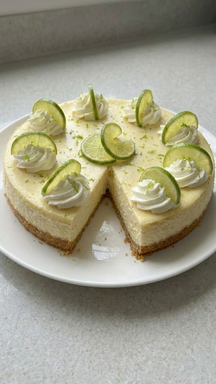 Key Lime Cheesecake Recipe – Smooth, Zesty & Delicious