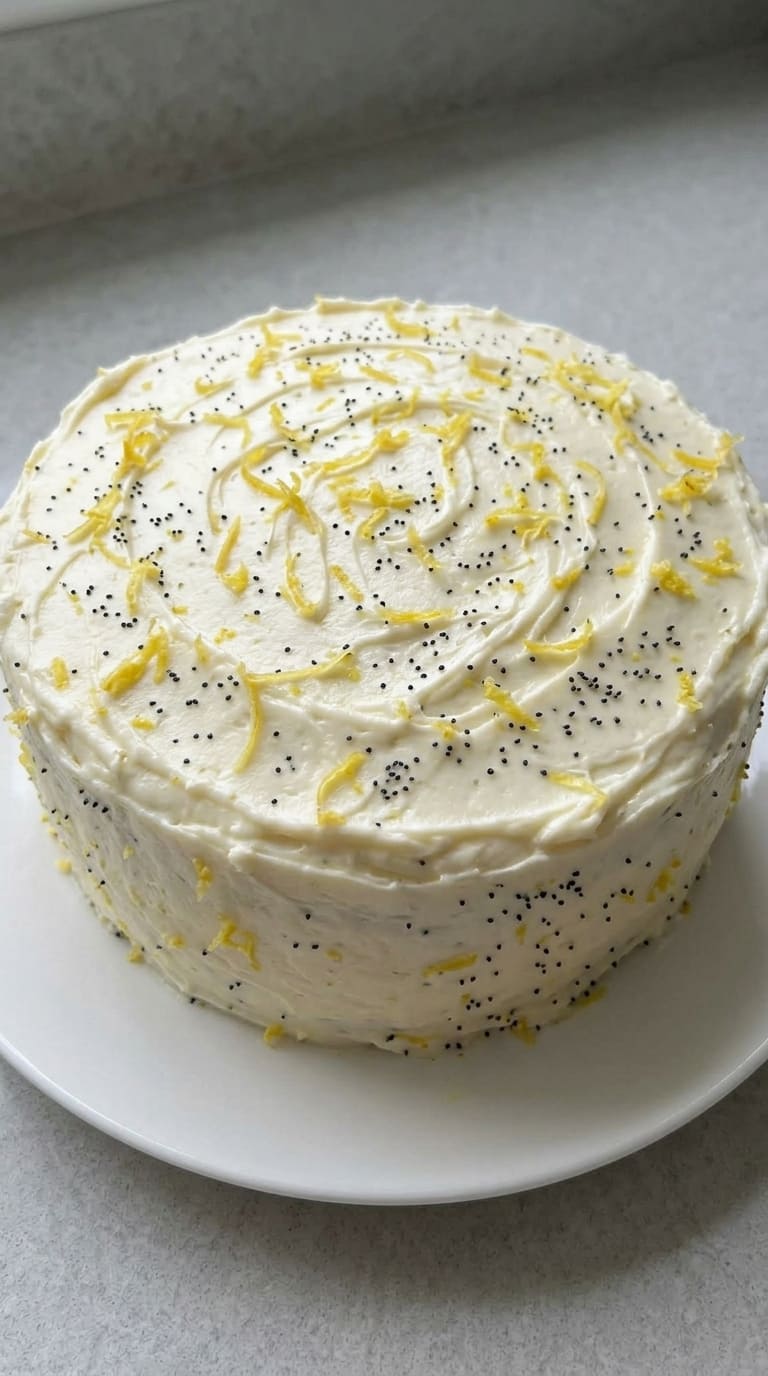 Homemade Lemon Poppy Seed Cake – Perfect Spring Dessert
