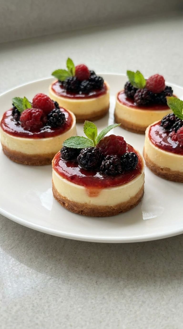 Easy Mini Cheesecakes Recipe Perfect for Parties and Holidays