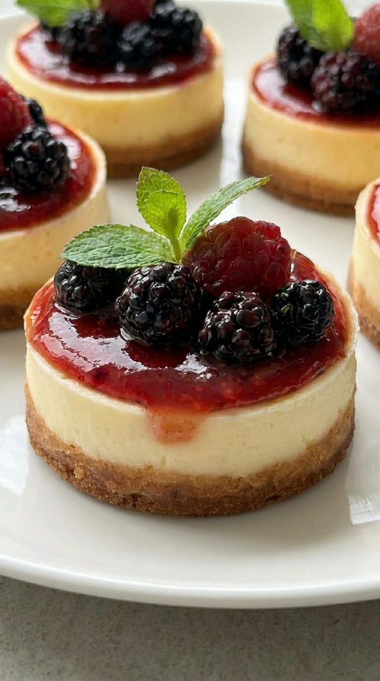Easy Mini Cheesecakes Recipe Perfect for Parties and Holidays