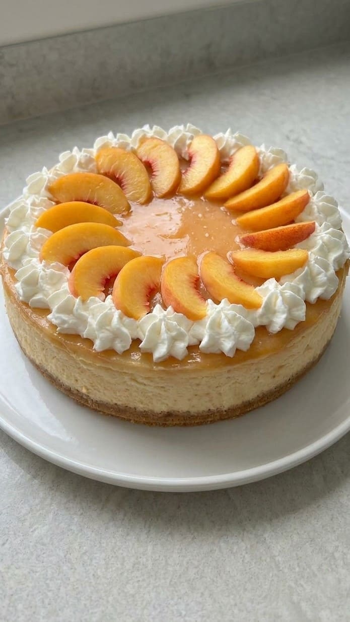 The Only Peach Cheesecake Recipe You Will Ever Need