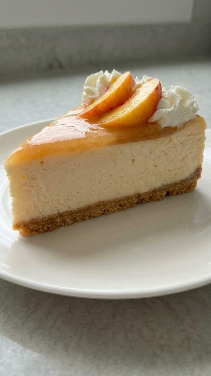 The Only Peach Cheesecake Recipe You Will Ever Need