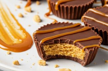 Dark chocolate meets dreamy peanut butter in these homemade peanut butter cups with sea salt sparkle—simple, rich, and totally irresistible!