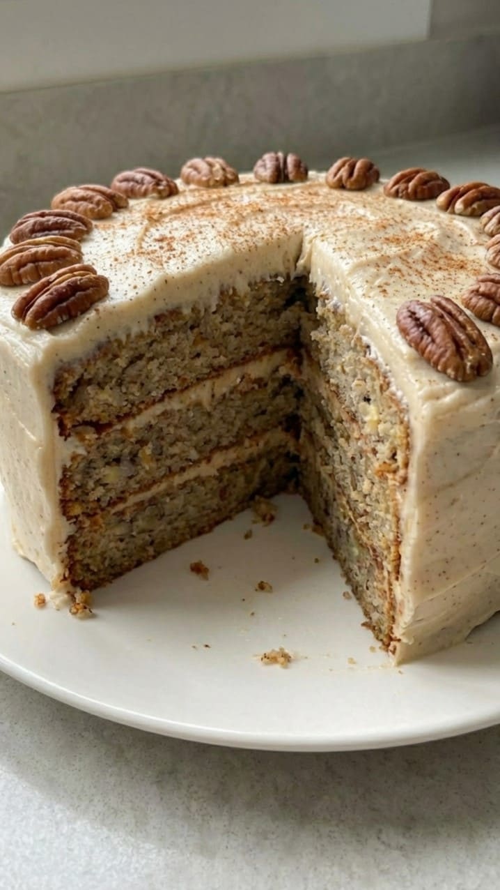 Easy Banana Cake with Brown Butter Frosting (So Good!)