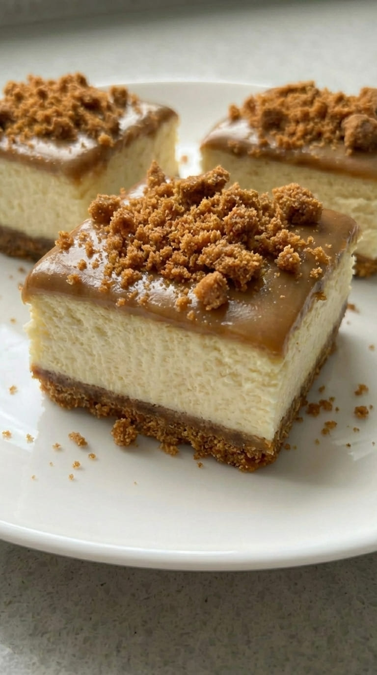 Creamy Biscoff Cheesecake Bars Perfect for Any Occasion