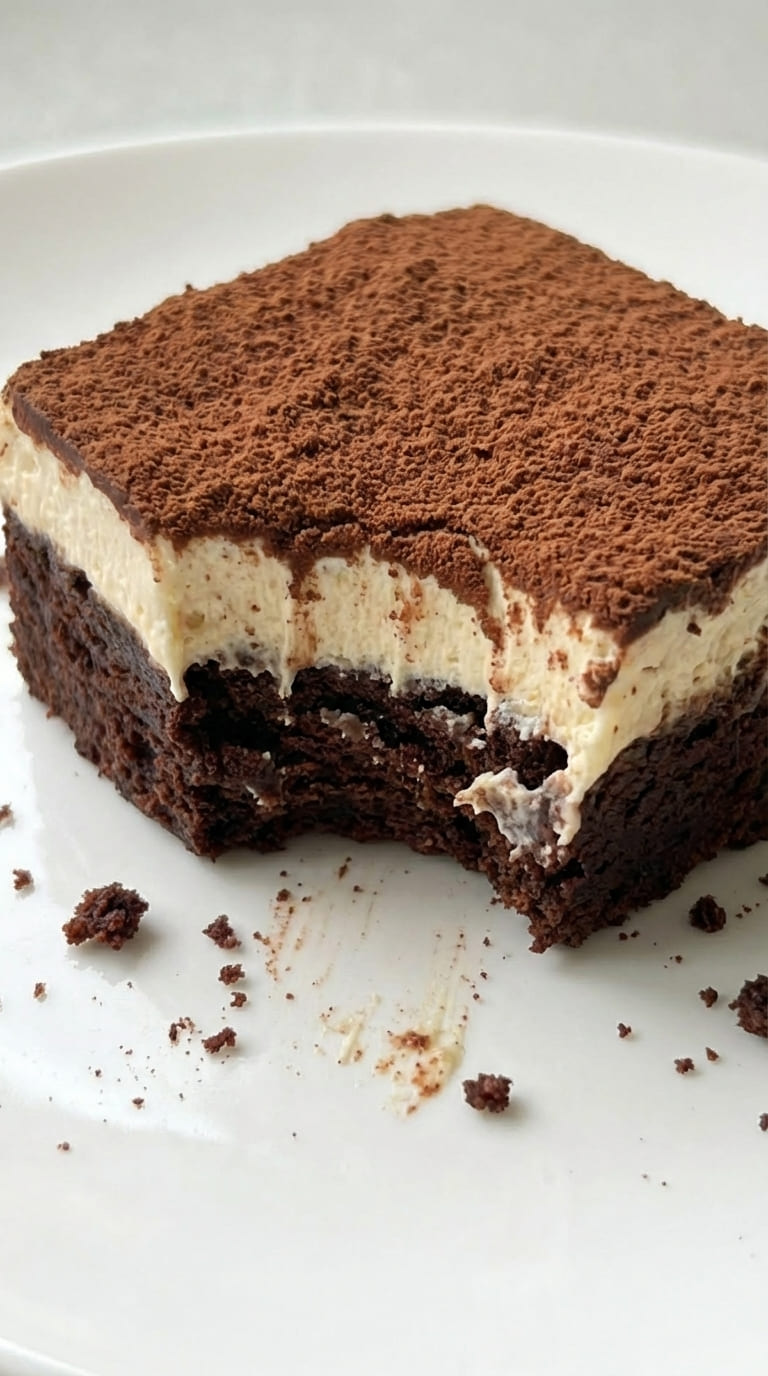 Easy Brownie Tiramisu – Rich, Creamy & Irresistible Dessert